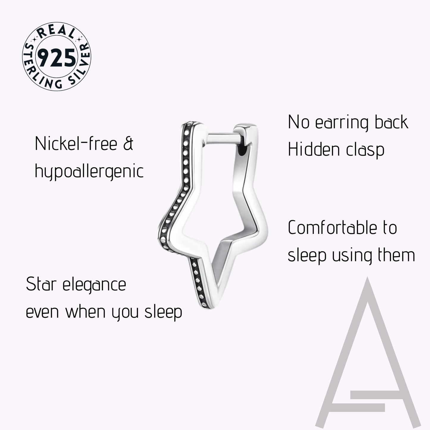 starlit embrace earrings - sterling silver 925