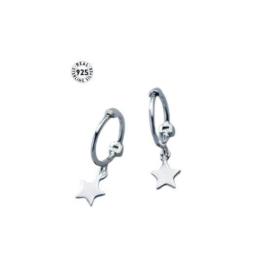celestial drop earrings - sterling silver 925
