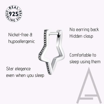 starlit embrace earrings - sterling silver 925